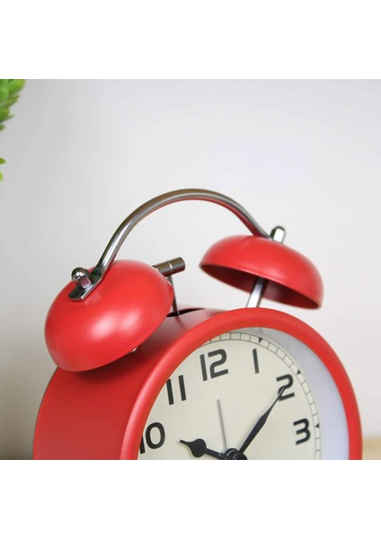 外贸亚马逊爆款热卖4寸金属复古闹钟打铃钟简约静音闹钟 创意 (Yurt Dışından) fiyatları