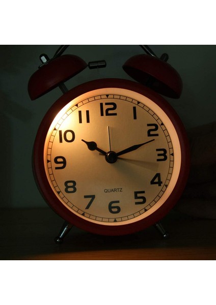 外贸亚马逊爆款热卖4寸金属复古闹钟打铃钟简约静音闹钟 创意 (Yurt Dışından) fırsatları