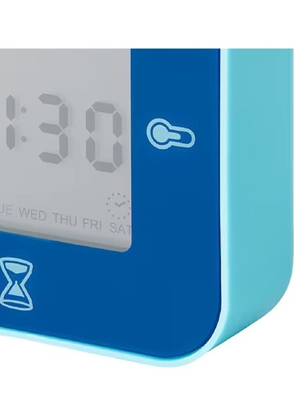 Saat/termometre/alarm/zamanlayıcı, 4 Fonksiyonlu Masa Saati (Mavi) (Yurt Dışından) fiyatları