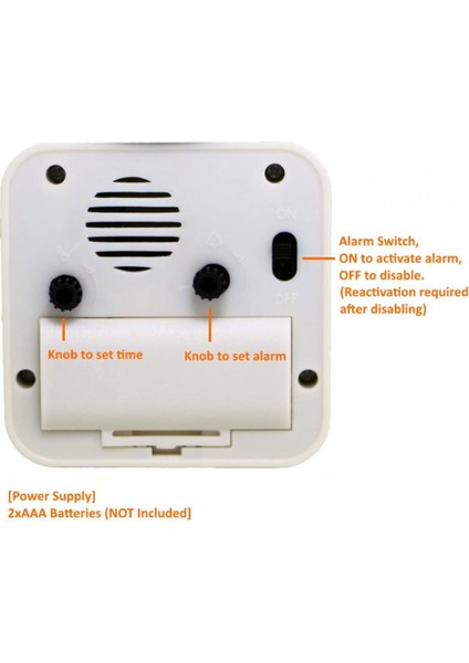 Geçmeyen Robot Çalar Saat Paslanmaz Metal - Yanıp Sönen Göz Işıkları ve El Klipsli Uyandırma Saati (Yakut Kırmızısı) (Yurt Dışından) modelleri