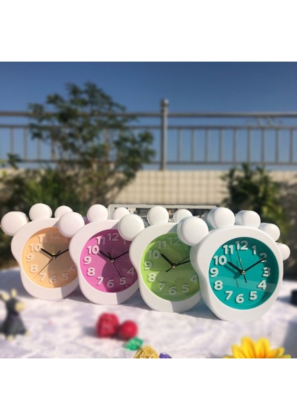 Yatak Odası Çalar Saat, Ayak Çalar Saat, Öğrenci Ev Dekorasyonu Masaüstü Saati (Yurt Dışından) fiyatları