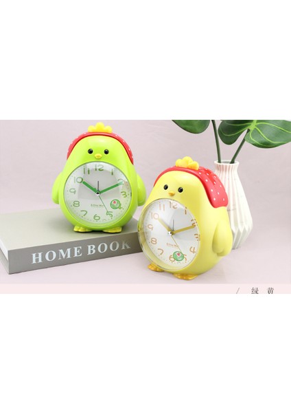Yatak Odaları Için Çalar Saatler, Karikatür Çalar Saat Türban Tavuk Saati Gece Lambası, Öğrenci Çocuk Ev Dekorasyonu Masaüstü Saati (Sarı) (Yurt Dışından) modelleri
