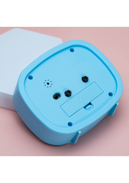 Justup Mini Sessiz Alarmlı Saatler Pil Başucu Masa Masa Ev Dekor Çocuk Hediyeler Taşınabilir Duvar Saati (Pembe) (Yurt Dışından) modelleri