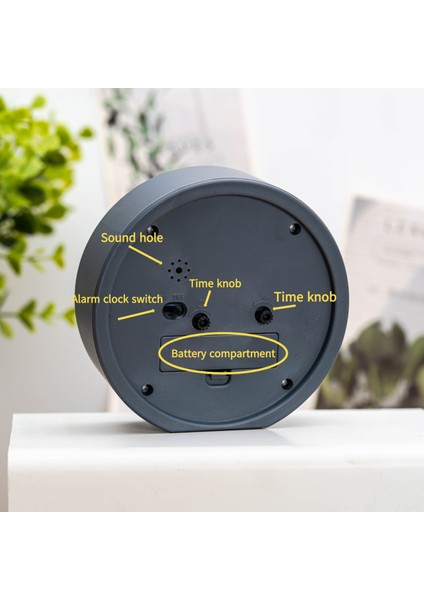Yatak Odası Çalar Saat, Plastik Çalar Saat, Öğrenci Ev Dekorasyonu Masaüstü Saati (Yurt Dışından) modelleri