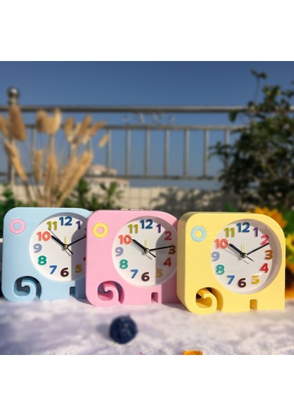 Yatak Odası Çalar Saat, Fil Çalar Saat, Öğrenci Ev Dekorasyonu Masaüstü Saati (Yurt Dışından) fiyatları