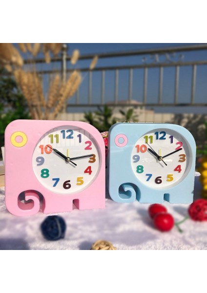 Yatak Odası Çalar Saat, Fil Çalar Saat, Öğrenci Ev Dekorasyonu Masaüstü Saati (Yurt Dışından) modelleri