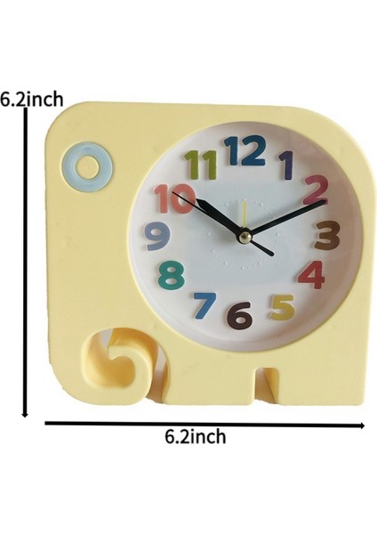 Yatak Odası Çalar Saat, Fil Çalar Saat, Öğrenci Ev Dekorasyonu Masaüstü Saati (Yurt Dışından) fırsatları
