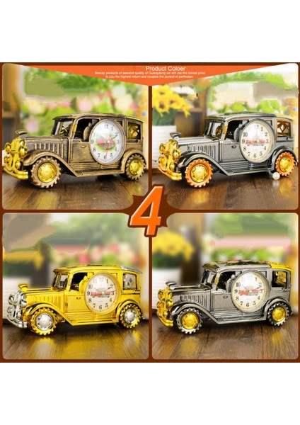 Yatak Odası Çalar Saat, Klasik Otomobil Çalar Saat, Öğrenci Ev Dekorasyonu Masaüstü Saati (Yurt Dışından) fiyatları