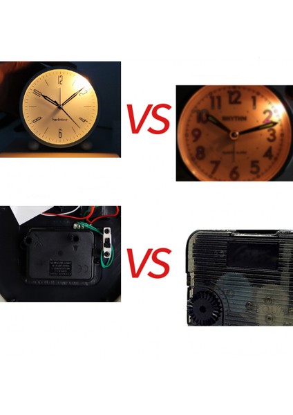 Analog Çalar Saat, 4 Inç Süper Sessiz, Geçmeyen, Gece Işıklı Küçük Saat, Pille Çalışan, Basit Tasarım, Yatak Odası Için, Başucu, Masa-Bej (Yurt Dışından) indirimleri