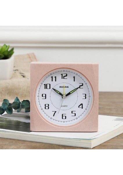 Yatak Odası Çalar Saat, Yaratıcı Çalar Saat, Öğrenci Ev Dekorasyonu Masaüstü Saati (Yurt Dışından)