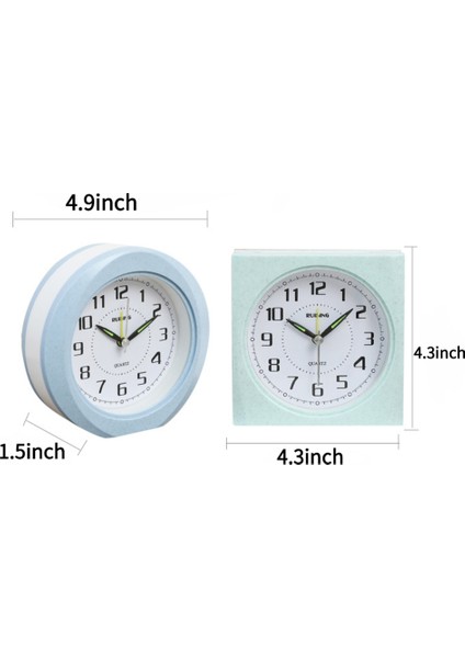 Yatak Odası Çalar Saat, Yaratıcı Çalar Saat, Öğrenci Ev Dekorasyonu Masaüstü Saati (Yurt Dışından) indirimleri