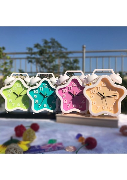 Yatak Odası Çalar Saat, Pentagram Çalar Saat, Öğrenci Ev Dekorasyonu Masaüstü Saati (Yurt Dışından) fiyatları