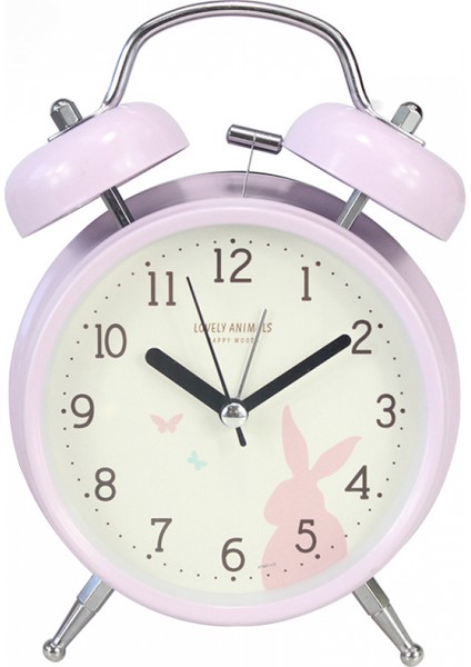 4 Inç Yatak Odası Çalar Saat, Hayvan Çalar Saat, Öğrenci Ev Dekorasyonu Masaüstü Saati (Yurt Dışından)