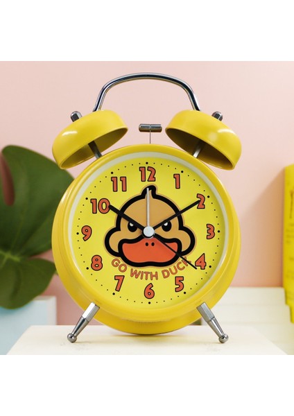 Öğrenci Çalar Saat, Küçük Sarı Ördek Çalar Saat, Öğrenci Ev Dekorasyonu Masaüstü Saati (Yellow1) (Yurt Dışından)