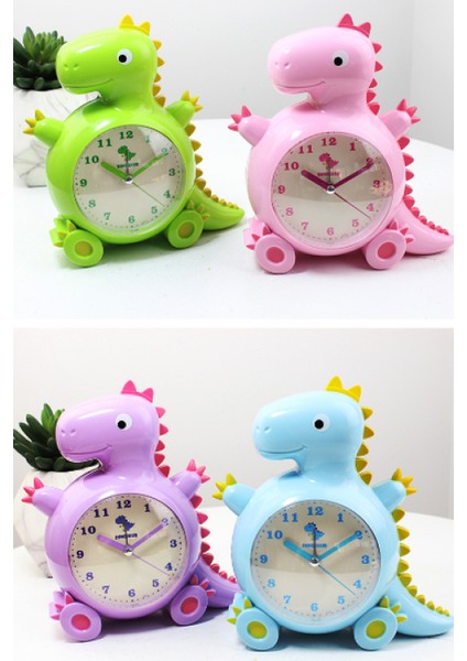 Çocuk Çalar Saat, Karikatür Çalar Saat Dinozor Saat Gece Lambası, Öğrenci Çocuk Ev Dekorasyonu Masaüstü Saati (Yeşil) (Yurt Dışından) fiyatları