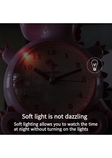 Çocuk Çalar Saat, Karikatür Çalar Saat Dinozor Saat Gece Lambası, Öğrenci Çocuk Ev Dekorasyonu Masaüstü Saati (Yeşil) (Yurt Dışından) modelleri