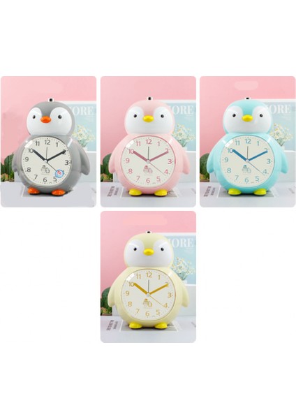 Yatak Odaları Için Çalar Saatler, Karikatür Çalar Saat Penguen Çalar Saat Gece Lambası, Öğrenci Çocuk Ev Dekorasyonu Masaüstü Saati (Mavi) (Yurt Dışından) fiyatları