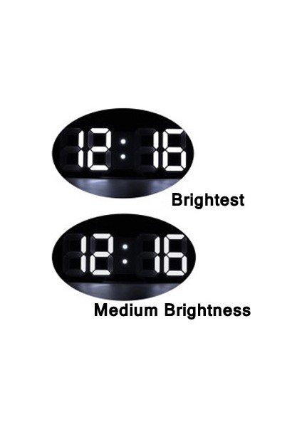 Elektronik LED Dijital Çalar Saat [yükseltme Sürümü], Saat LED Parlaklığını Geceleri Otomatik Olarak Ayarlayabilir (Beyaz / Kırmızı) (Yurt Dışından) fiyatları