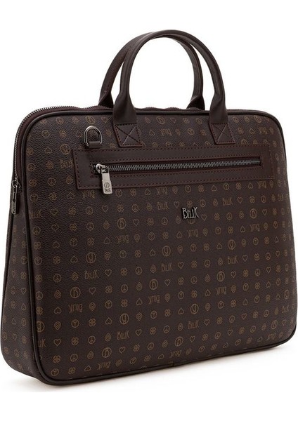 Monogram Kahve Unisex Laptop & Evrak Çantası RH09 Business-Mn fiyatları
