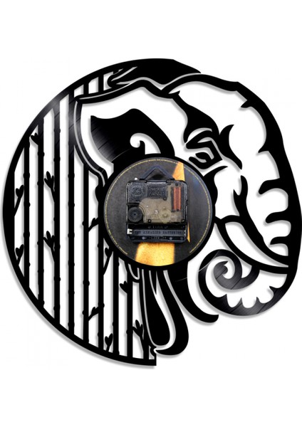 Müzik Vinil Plak Duvar Saati - Fil Hortumu Vinil Duvar Saati - Vinil Saat - Oturma Odası Duvar Dekoru - Müzik Severler Için Benzersiz Hediyeler (Yurt Dışından) fırsatları