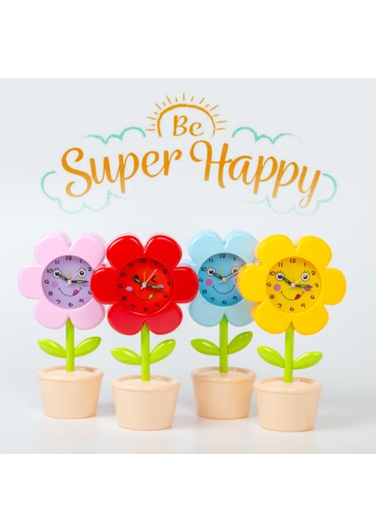 Yatak Odası Çalar Saat, Çiçek Çalar Saat, Öğrenci Ev Dekorasyonu Masaüstü Saati (Yurt Dışından) fiyatları