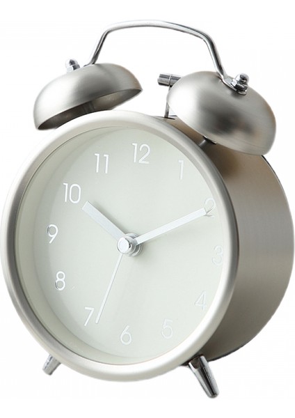 4 Inçlik Mekanik Süper Gürültülü Küçük Çalar Saat Öğrenciler, Çocuklar Için En Iyi Hediye Olan Yatak Odasında Yatağın Başucunda Sessiz Moda Saati Kullanıyor (Yurt Dışından)