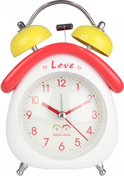Yatak Odası Çalar Saat, Renkli Yazlık Çalar Saat, Öğrenci Ev Dekorasyonu Masaüstü Saati (Yurt Dışından)