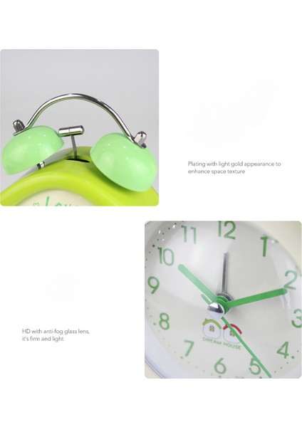 Yatak Odası Çalar Saat, Renkli Yazlık Çalar Saat, Öğrenci Ev Dekorasyonu Masaüstü Saati (Yurt Dışından) fırsatları