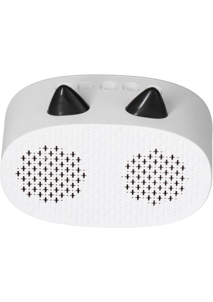 Dijital Çalar Saat Hoparlörü, Sıcaklık Göstergeli Karikatür Kedi Çalar Saat, Çift Çalar Saat, Bluetooth Hoparlör Radyo, Yatak Odası Ofisi Için Eller Serbest Çağrı (Beyaz) (Yurt Dışından) fiyatları