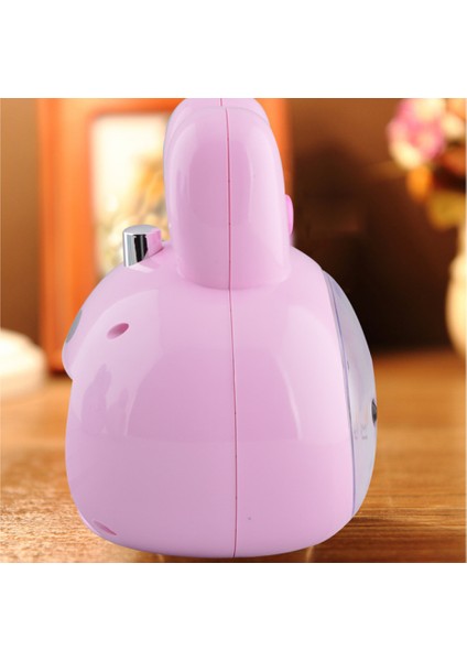 Yatak Odaları Için Çalar Saatler, Karikatür Çalar Saat Büyük Tavşan Kafası Çalar Saat, Öğrenci Çocuk Ev Dekorasyonu Masaüstü Saati (Mavi) (Yurt Dışından) modelleri