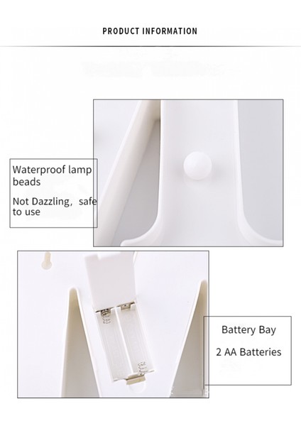 LED Işık; Gece Için Ht Numarası Mektup Burcu; Ht Işık; Ht Düğün Doğum Günü Partisi Noel Ev Dekorasyon Numarası Lambası (E Harfi) (Yurt Dışından)
