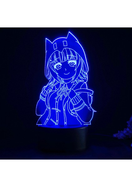 3D Gece Işık, 16 Renk Değiştiren Işık, Uzaktan Kumandalı Hayvan Oyuncakları Yatak Odası Ev Dekoru (CT-002) (Yurt Dışından)