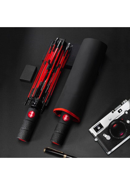 Erkekler Için Şemsiye Rüzgar Geçirmez Golf Şemsiyeleri, Seyahat Kompakt Otomatik Açma/kapama Katlanır Şemsiye, 8 Kaburgalı, Vintage Ahşap Saplı, Teflon Kaplama (Yurt Dışından) fiyatları