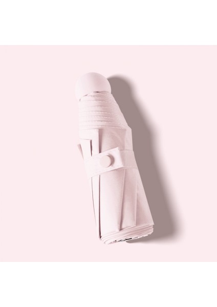 Pembe）büyük Ultra Hafif Küçük Beş Katlı Şemsiye Güneş Koruyucu Güneşlik Güneşlik Anti-Ultraviyole Şemsiye Mini Şemsiyeler ve Yağmur Şemsiyeleri (Yurt Dışından) indirimleri