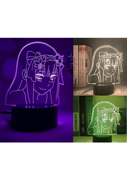 Anime Lamba Gece Işık; Ht Darling Franxx LED Gece; Ht Lamba Çocuklar Kızlar Için Hediye USB Işık; Dokunmatik Kontrol ile Hts 7 Renk 3D Baskı Anime Işık; Ht Masa Yatak Odası Dekor (Yurt Dışından) fiyatları