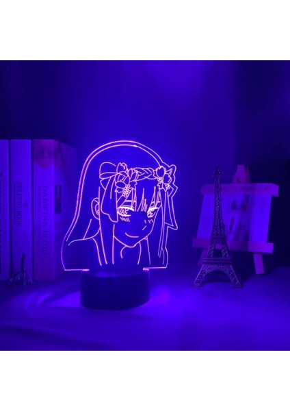 Anime Lamba Gece Işık; Ht Darling Franxx LED Gece; Ht Lamba Çocuklar Kızlar Için Hediye USB Işık; Dokunmatik Kontrol ile Hts 7 Renk 3D Baskı Anime Işık; Ht Masa Yatak Odası Dekor (Yurt Dışından) fırsatları
