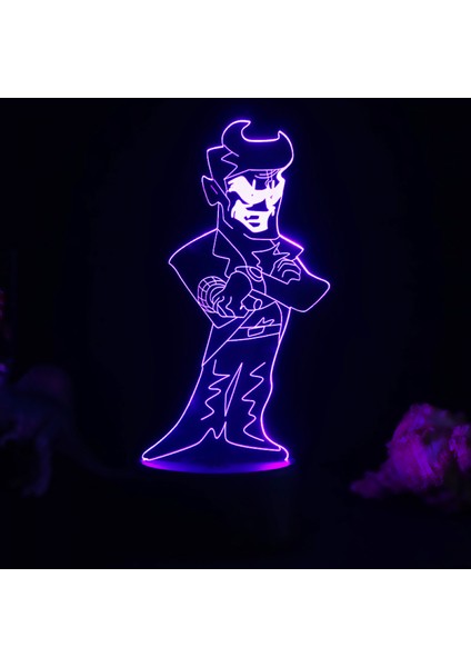 3D Gece Işıkları, Uzaktan Kumandalı ve Rgb Renkli 3D Optik Illüzyon LED Lambalar (Cuma Gecesi Funkin) (Yurt Dışından)