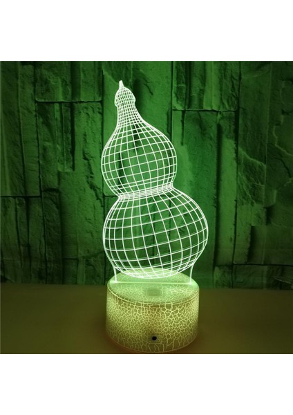 Yaratıcı Kabak Modeli 3D Görsel Gece Işık LED 16 Renk Uzaktan Kumanda Atmosfer Masa Lambası USB Uyku Aydınlatma Yatak Odası Dekor Çocuklar Hediye (Stil 4) (Yurt Dışından) fırsatları