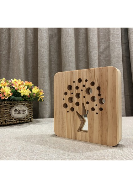 Işık;ht Ampul Gece;ht Işık;ht Ağaç Şekli Ahşap 3D Lamba Için Yaratıcı Ahşap Işık;hts Basit Dekoratif Işık;hts 3D Ahşap Oyma Desen LED Gece;ht Işık;ht Masa Için (Yurt Dışından) modelleri