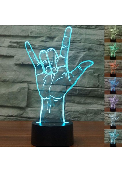 3D Optik Illüzyon Seni Seviyorum Burcu Gece Işık Oyuncak Lamba, Uzaktan Kumanda, Kısılabilir, Veya USB ile Çalışan, 7 Renk Değişimi Erkek Kız Bebek Için Noel Doğum Günü Hediyesi (Yurt Dışından)