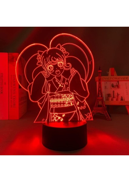 Büyük Boy Kokichi Oma Lamba Danganronpa LED Gece Odası Dekorasyon Için Çocuk Hediye Danganronpa Akrilik Masa Lambası Kokichi Oma (Yurt Dışından)
