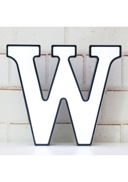 LED Marquee Letter Light;hts-Dıy Marquee Light;hts Up Letter Signs 26 Alfabe Işaretleri Düğün, Doğum Günü, Parti, Bar Dekorasyonu (Harf W) (Yurt Dışından)