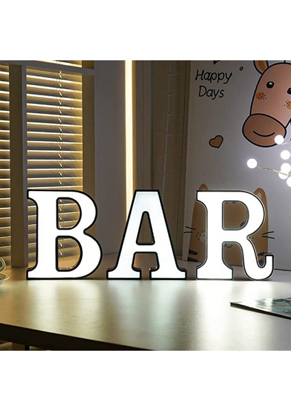 LED Marquee Letter Light;hts-Dıy Marquee Light;hts Up Letter Signs 26 Alfabe Işaretleri Düğün, Doğum Günü, Parti, Bar Dekorasyonu (Harf W) (Yurt Dışından) indirimleri