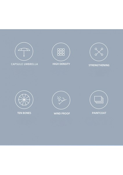 Beyaz Düz Blok Işık）büyük Ultra Hafif Küçük Beş Katlı Şemsiye Güneş Koruyucu Güneşlik Güneşlik Anti-Ultraviyole Şemsiye Mini Şemsiyeler ve Yağmur Şemsiyeleri (Yurt Dışından) fiyatları