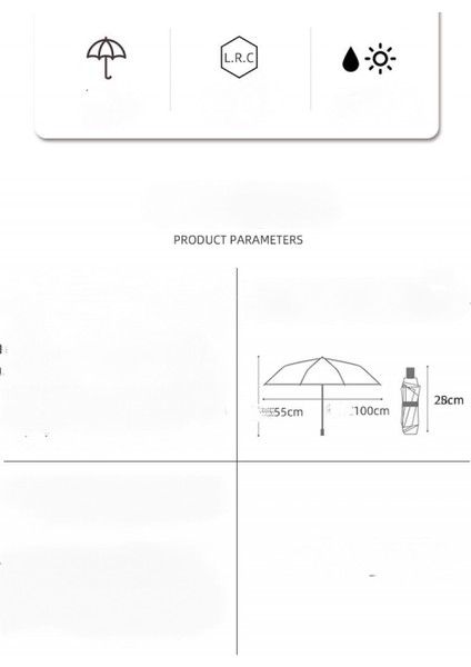 Otomatik Uv-Gök Mavisi Şemsiye Uv Koruma Vinil Güneş Koruyucu Güneşlik Erkek ve Kadın Üçe Katlanmış Şemsiye Güneş Koruyucu Şemsiye (Yurt Dışından) fiyatları