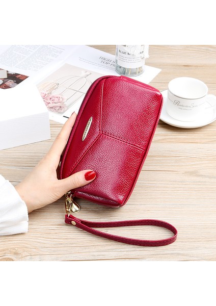 Moda Kadın Cüzdan Uzun Tarzı Çok Fonksiyonlu Cüzdan Çanta Pu Deri Kadın Debriyaj Bozuk Para Cüzdanı Para Çantası Kredi Kartı Tutucu (Yurt Dışından) fiyatları