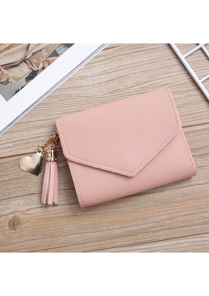 Küçük Cüzdan Kadın Bozuk Para Cüzdanı Kısa Öğrenci Sevimli Mini Para Çantası Anahtarlık Küçük Çanta Para Cüzdanları (Yurt Dışından)