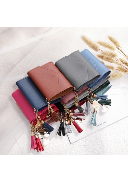 Küçük Cüzdan Kadın Bozuk Para Cüzdanı Kısa Öğrenci Sevimli Mini Para Çantası Anahtarlık Küçük Çanta Para Cüzdanları (Yurt Dışından)