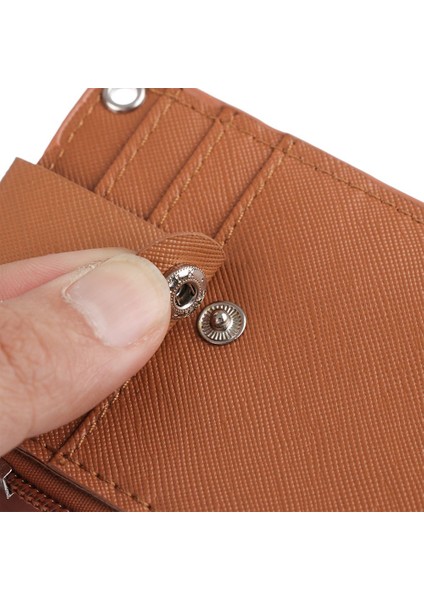 Adet Taşınabilir Işletme Adı Kimlik Kredi Kartı Tutucu Deri Rozet Tutucular Bozuk Para Cüzdanı Anahtarlık Cüzdan Para Çantası Anahtarlık Unisex (Yurt Dışından) indirimleri