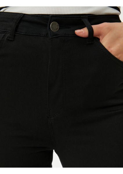 Skinny Fit Toparlayıcı Kot Pantolon Yüksek Bel Dar Paça Dar Kesim Cepli - Carmen Jean indirimleri